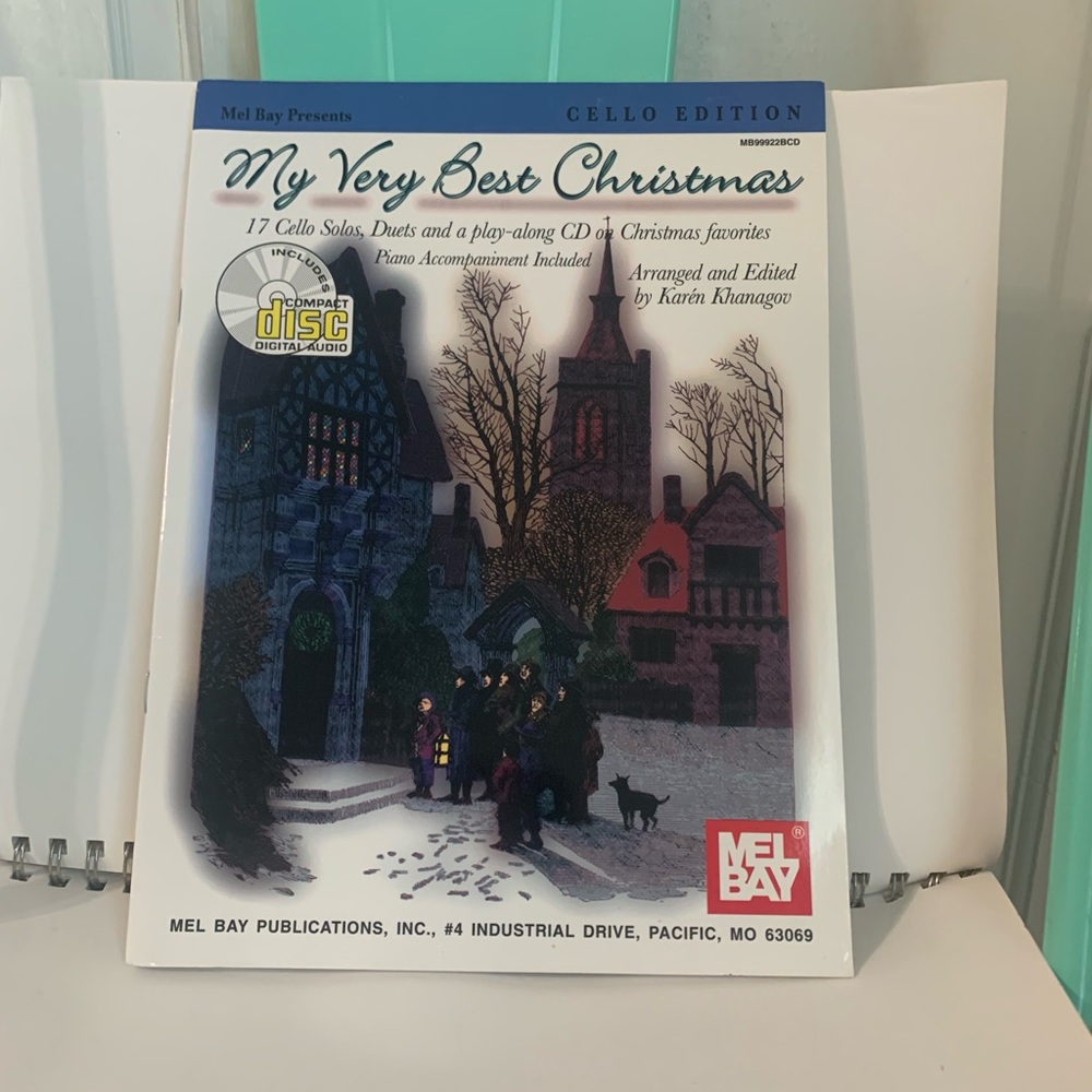 Mel Bay's My Very Best Christmas Cello Edition Paperback –With CD